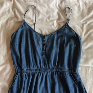 Chambray sundress boho denim